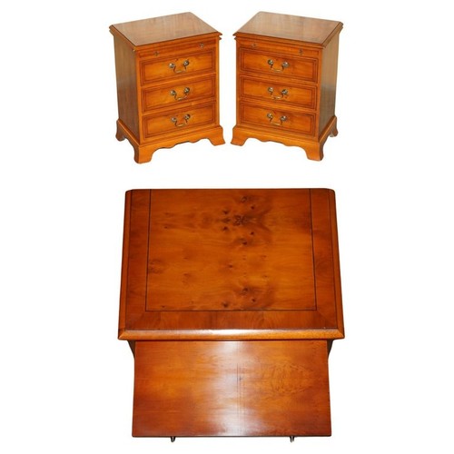 Pair bradley furniture burr - bradley,