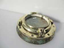 Vintage Brass Porthole Window