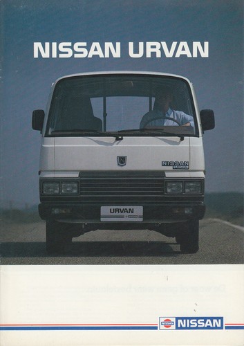 1983 nissan urvan - urvan, brochure