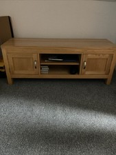 Solid Oak to Unit TV Cabinet