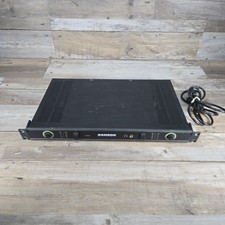 Samson Technologies Servo 120 Stereo Amplifier - Tested Works - With Power Cord 
