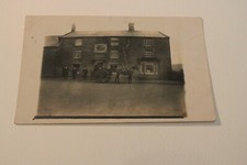 Pony & Trap & folk outside a Public House RP - Social History