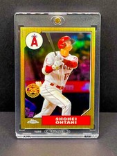 Shohei Ohtani RARE REFRACTOR INVESTMENT CARD SSP TOPPS CHROME DODGERS MVP MINT