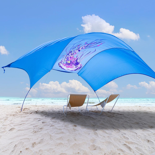 Beach wind powered - wind-powered, shade