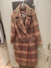 M&S  Autograph Ladies Camel Mix Jacket Button Fasten Uk Size 10