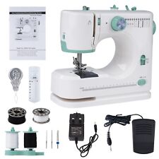 Compact 12-Stitch Mini Sewing Machine - Multifunctional with Foot Pedal UK Plug