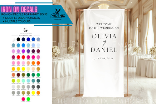 Personalised iron vinyl - on,