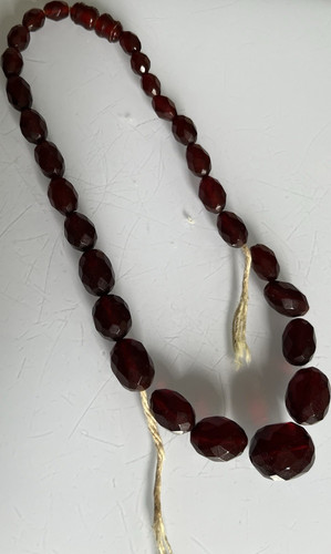 Antique cherry red bakelite - antique,