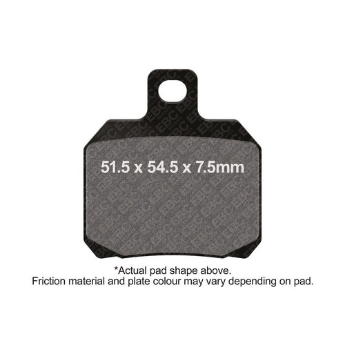 Ebc double brake - ebc, pad
