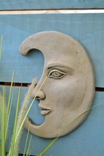 Moon Wall Plaque Stone Garden
