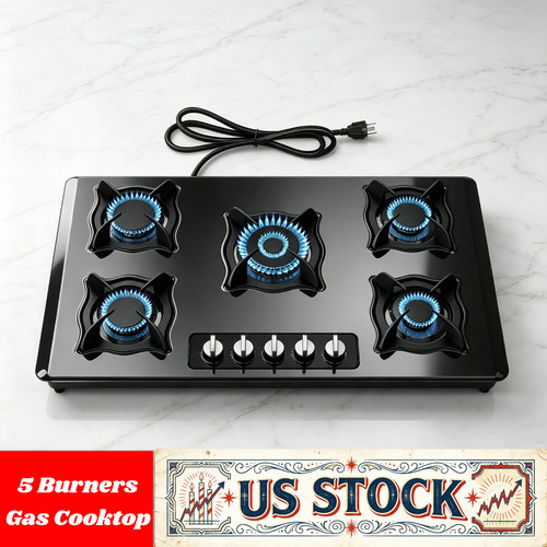 Gas stove 5 - gas,