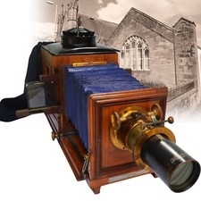 Antique Magic Lantern Projector, Rare Collapsible Design, Provenance, 1890s