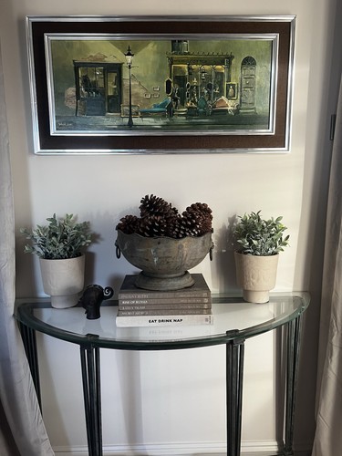 Large mid century framed - mid-century,