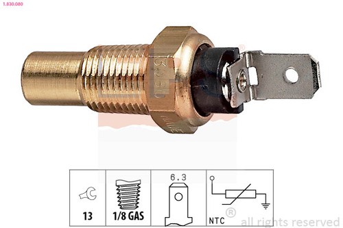 Eps 830 080 sensor coolant - sensor,,