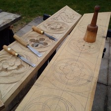 Oak Gothic Tracery, Oak