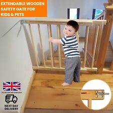 Woden Safety Baby Gate 28.3''- 48'' (72-122cm) Pets Extending Door & Stair Gates