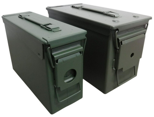 Storage box ammo metal tin - storage,