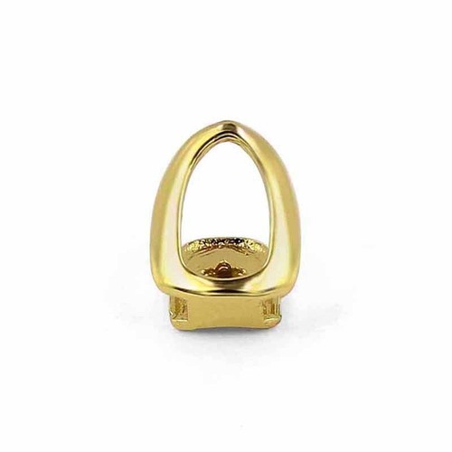 Gold plated single double cap - plated,