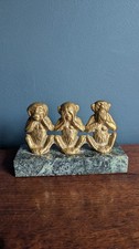 Vintage Brass Three Wise