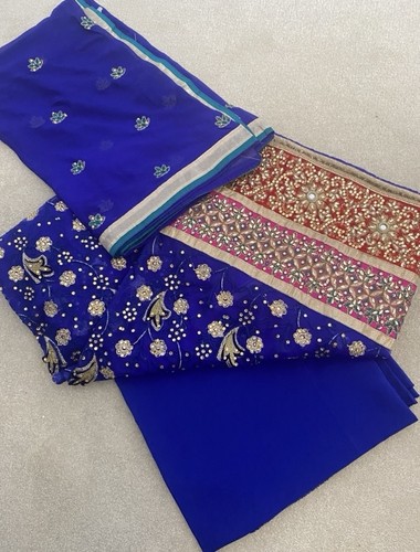 Unstitched punjabi suit royal - punjabi,