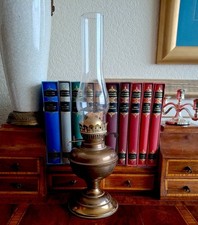 Large Vintage Gold Brass Oil