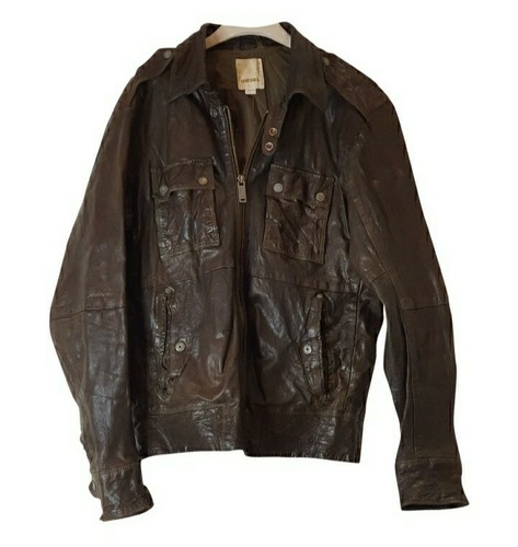 Mens diesel leather jacket - mens,