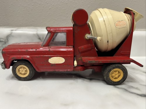 Vintage tonka cement mixer - cement,