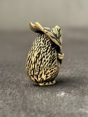 Solid brass hedgehog - solid,