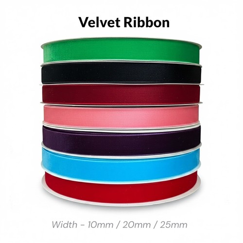 Velvet ribbon roll soft craft - velvet,