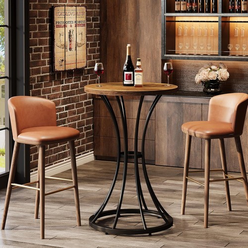 Round bar table - round,