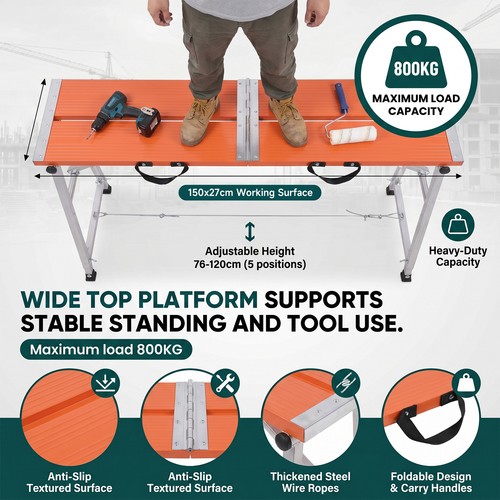 Folding work bench portable - work,