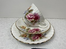 Royal Stafford Roses Tea Trio