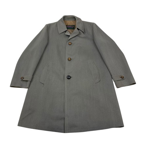 Vintage tweed wool overcoat - tweed,