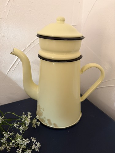 Vintage french enamel - french, coffee