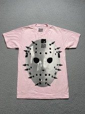 Sus Boy Lil Peep 911 T-shirt Mens Small Pink Ski Mask Double Sided Graphic