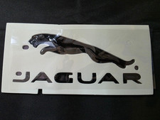 Jaguar Style Black Boot Badge