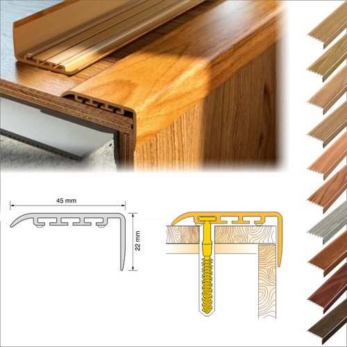 Upvc wood effect stair - effect,