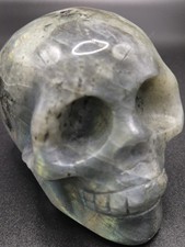 Labradorite Skull Carving