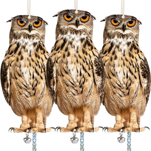 3pcs owl bird scarer set - 3pcs,