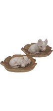 Porcelain Pig Figurines on