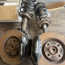 X2 Brembo Calipers For Big Brake Conversions on Peugeot 406 coupe struts 