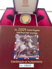 Gold Proof Half Sovereign of various years- FREE POST