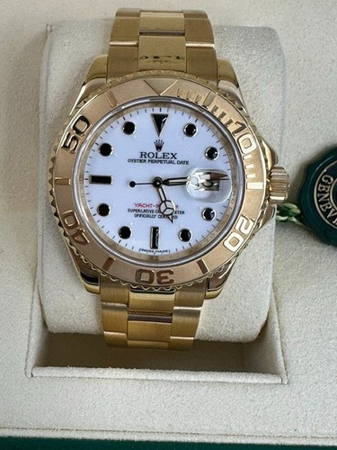 Rolex yachtmaster 18k yellow - rolex,