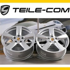 ORIG. Porsche Boxster/Cayman 981 19-inch Cayman S wheel rim set, SILVER