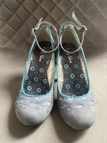 New with box blue grey - box,, blue/grey