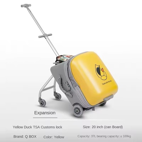 Ride suitcase for kids - ride,