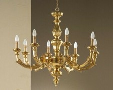 Chandelier Wooden Classic A 8 Lights Coll Holder 785/8