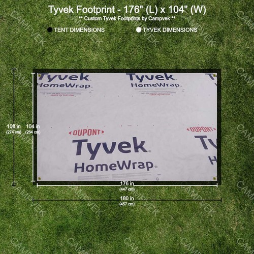Tyvek footprint - x, 9'