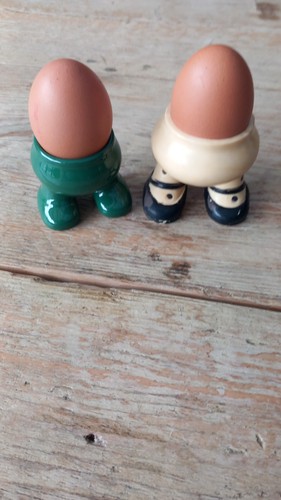 Vintage novelty egg cups - vintage,