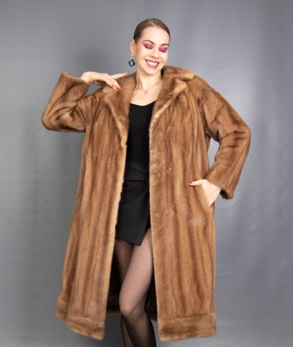 18229 superior real mink coat - 18229,